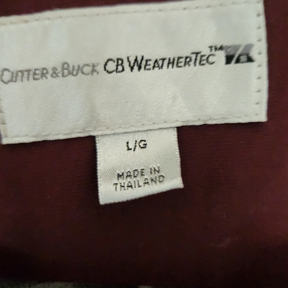 Cutter and Buck CB Weather Virginia Tech Men's Maroon Jacket Size Large - Picture 3 of 5